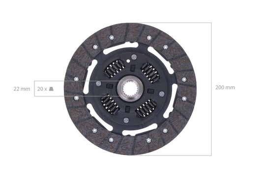 Disc ambreiaj Yanmar YM1500, YM1500D, YM1600, YM1700, YM1900, YM195, YM2000, YM240 / John Deere 650, 750