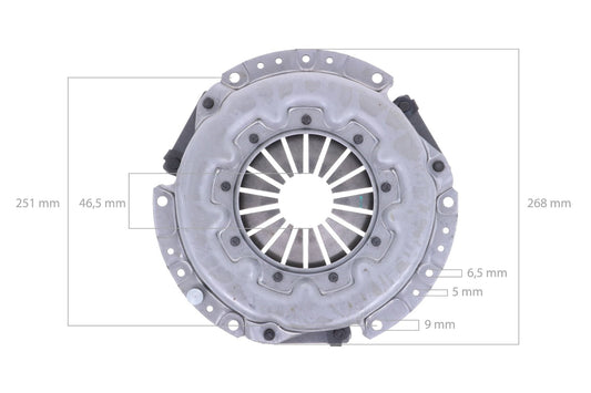 Placă de presiune Yanmar tipuri F, FX, YM, Iseki tipuri SF, TF, TM, Hinomoto Massey Ferguson, John Deere etc.