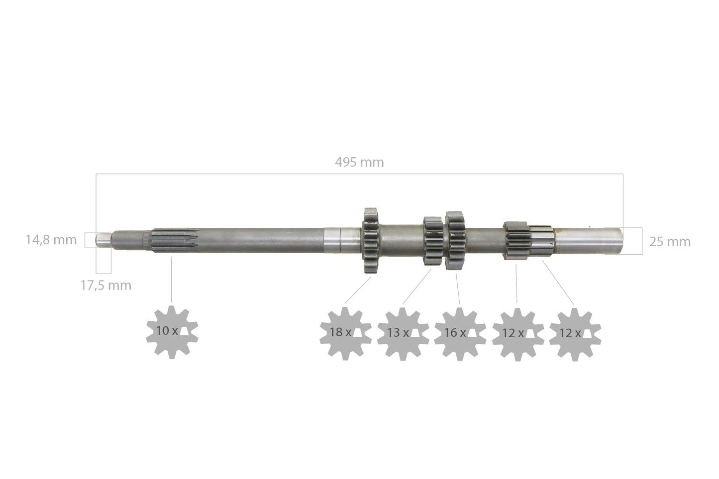 Cutie de viteze arbore principal Kubota L2600