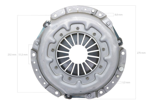 Placă de presiune Kubota 8 ½” tipuri Kubota B, GL, ST, X, L, tipuri Hinomoto NX, tipuri Kioti CK, LB, LK