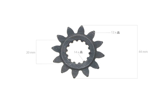Angrenaj 12TX14T Kubota B5000, B5001, B6001, B7000, B7001, B7100,