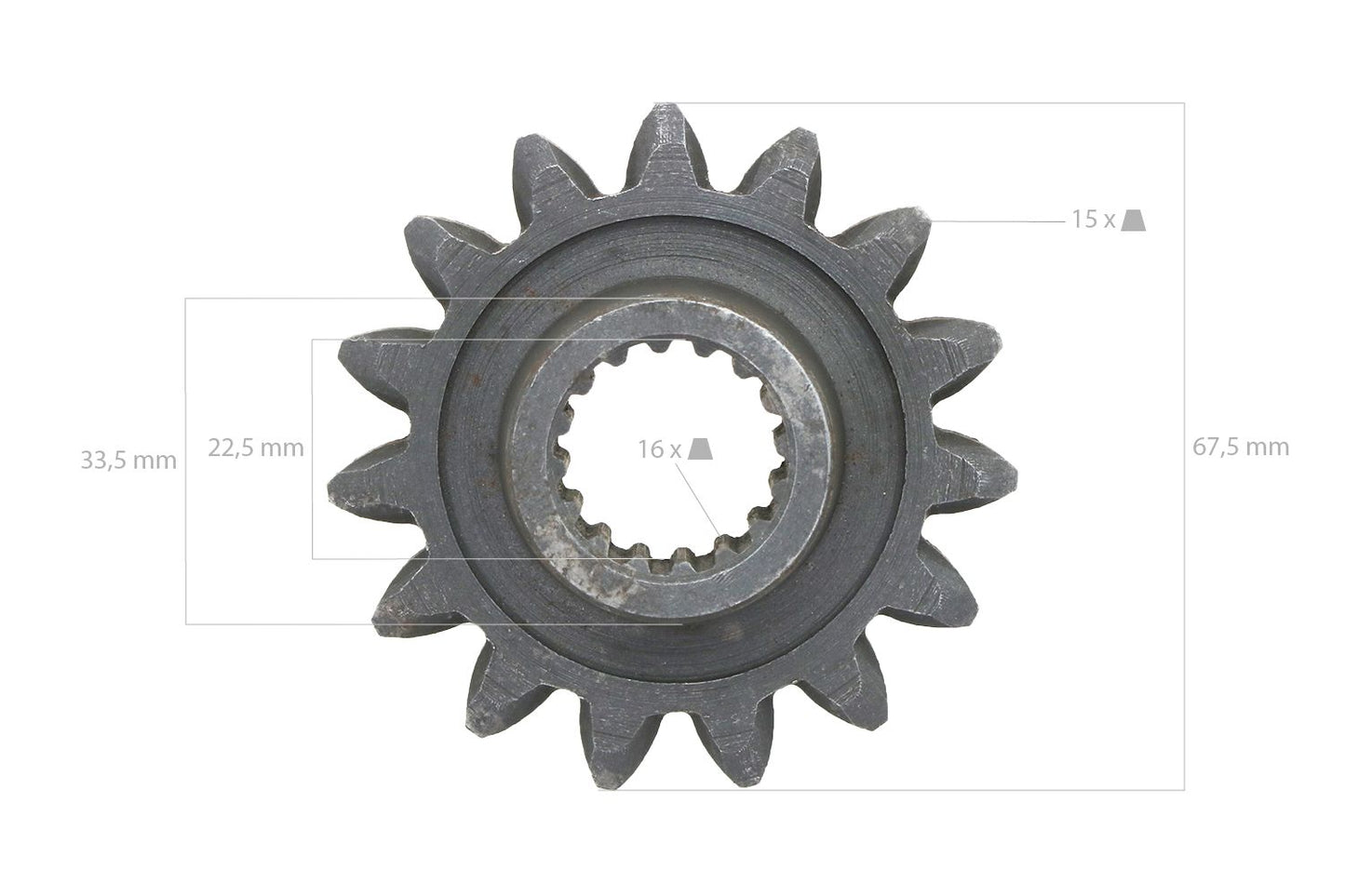 Angrenaj Kubota B1200, B1400, B1402, B40 15TX16T