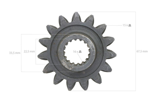 Angrenaj Kubota B1200, B1400, B1402, B40 15TX16T