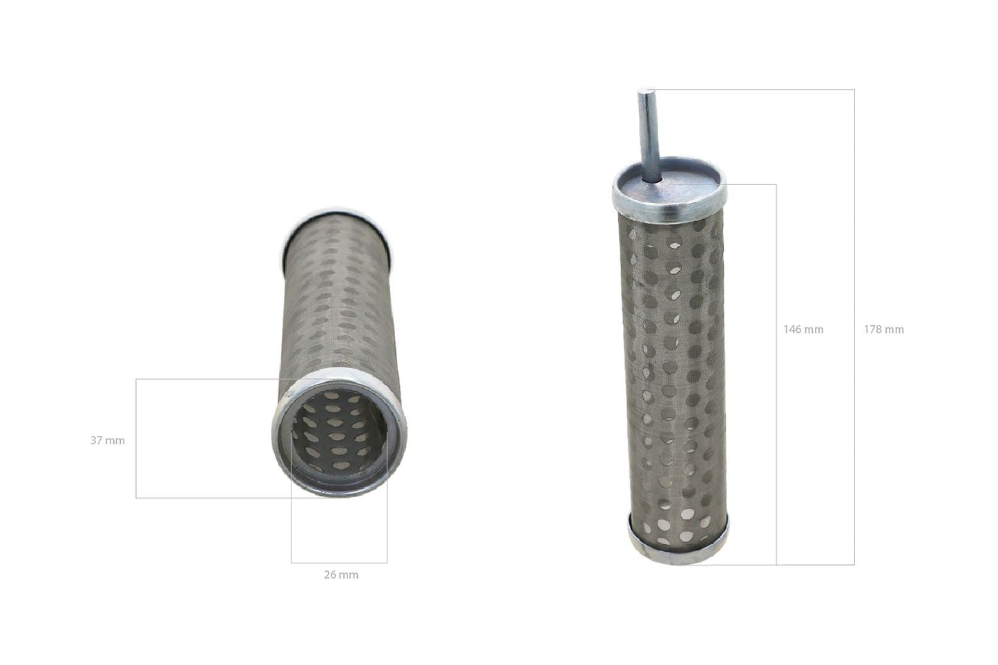 Filtru de aspirație Hidraulică Yanmar seria YM, C12W, C25W, C30R-F, Komatsu HD20, HD25,