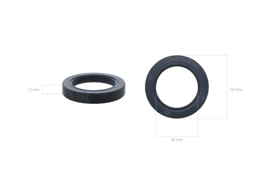 Garnitură arbore cotit (față) Mitsubishi K2B, K2C, KE55, KE70, KE75, KE80, KE85, KE95, KE130, KE135, Iseki TX