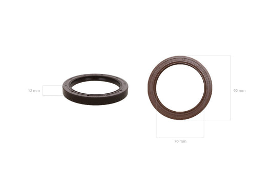 Etanșare arbore cotit (spate) Mitsubishi K-, MVS3L, MVS3L2, S3L, S3L2, S4L, S4L2, Captain, Startrac, etc.