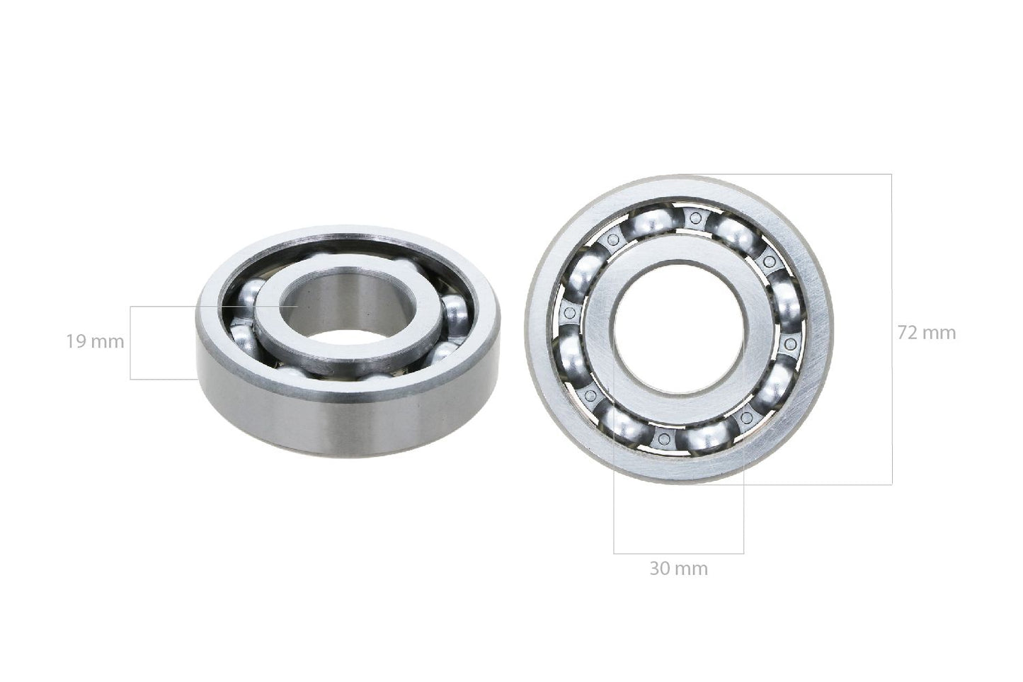 Rulment Captain 6306 30x72x19, Captain, Startrac, Iseki, Kubota, Yanmar, Branson, Kioti, John Deere, etc.,