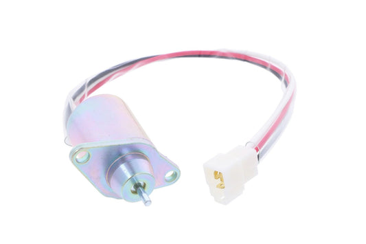 Solenoid de oprire 12 volți Yanmar 2V78, 2V750, John Deere 355D, GX355, F735, Countax 18/50, Hustler, JCB, Ransomes