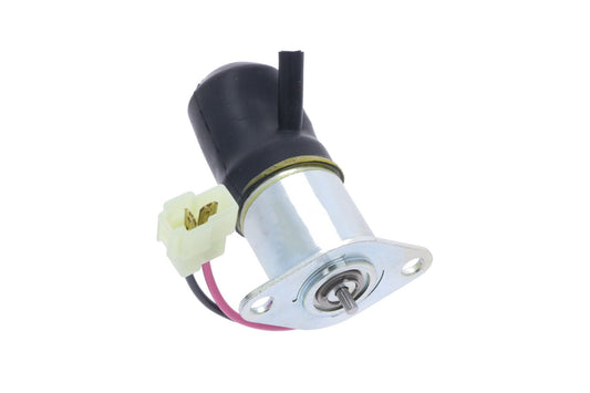 Solenoid de oprire Iseki E3CC, E3CD, E3CE, E3CF, E255, E262, E269, E374, E383, E393, E3100, E3112, Massey Ferguson, Agco, Challenger, Shibaura,