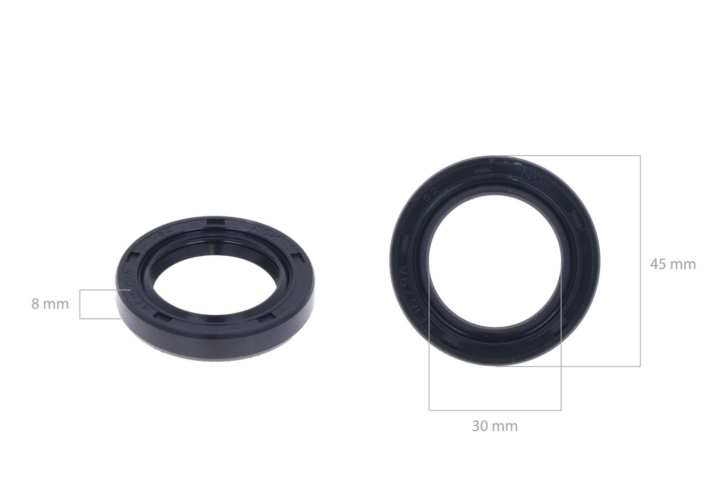 Inel de etanșare 30x45x8mm Iseki, Yanmar, Bolens, Massey Ferguson