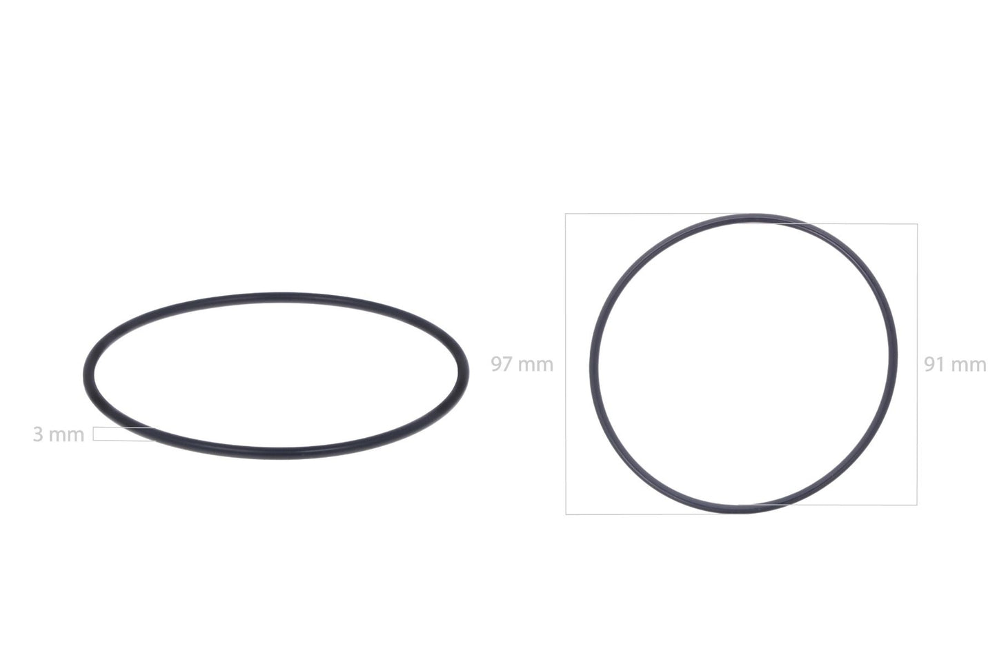 Pompă de apă cu inel O Iseki E3AD1, 3AD1, 3AE1, 3AF1, 3AG1, E3AE1, E3AF1, E3AG1, Bolens, Massey Ferguson 1250, 1260,