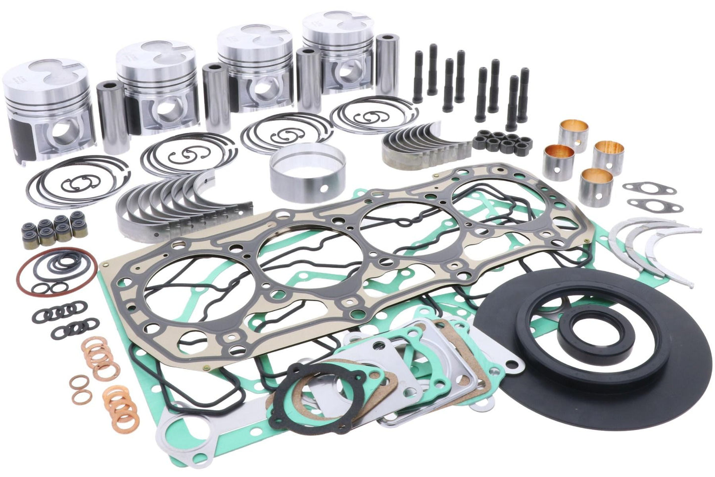 Kit de revizie motor standard Shibaura N844LT, Perkins 404C-22T, Caterpillar 3024C/T,