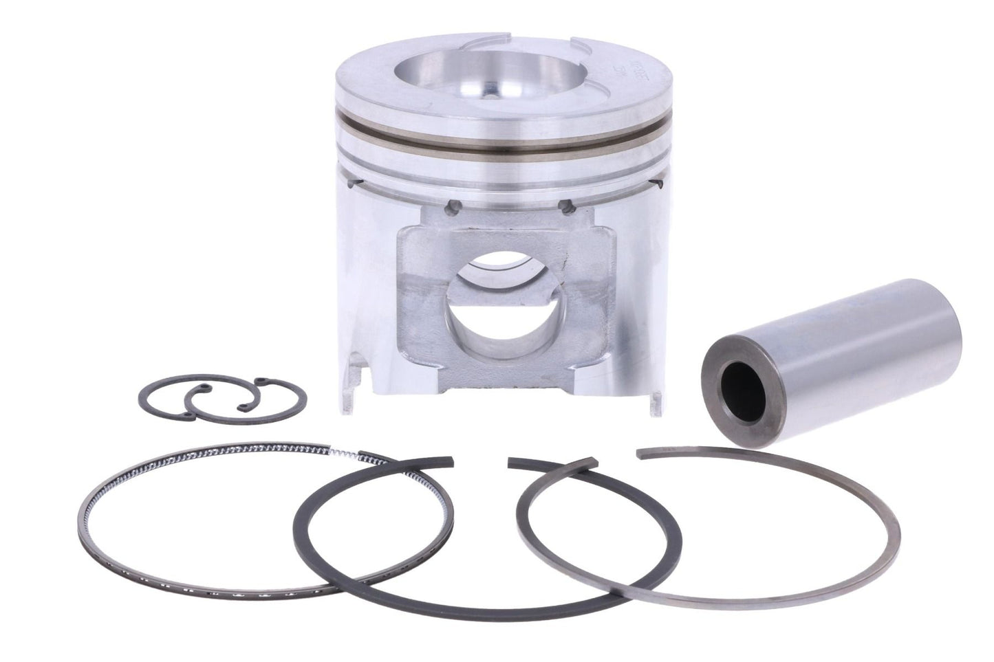 Piston cu set segmenti injecție directă +0.25mm Yanmar 4TNE106T, Komatsu 4D106,