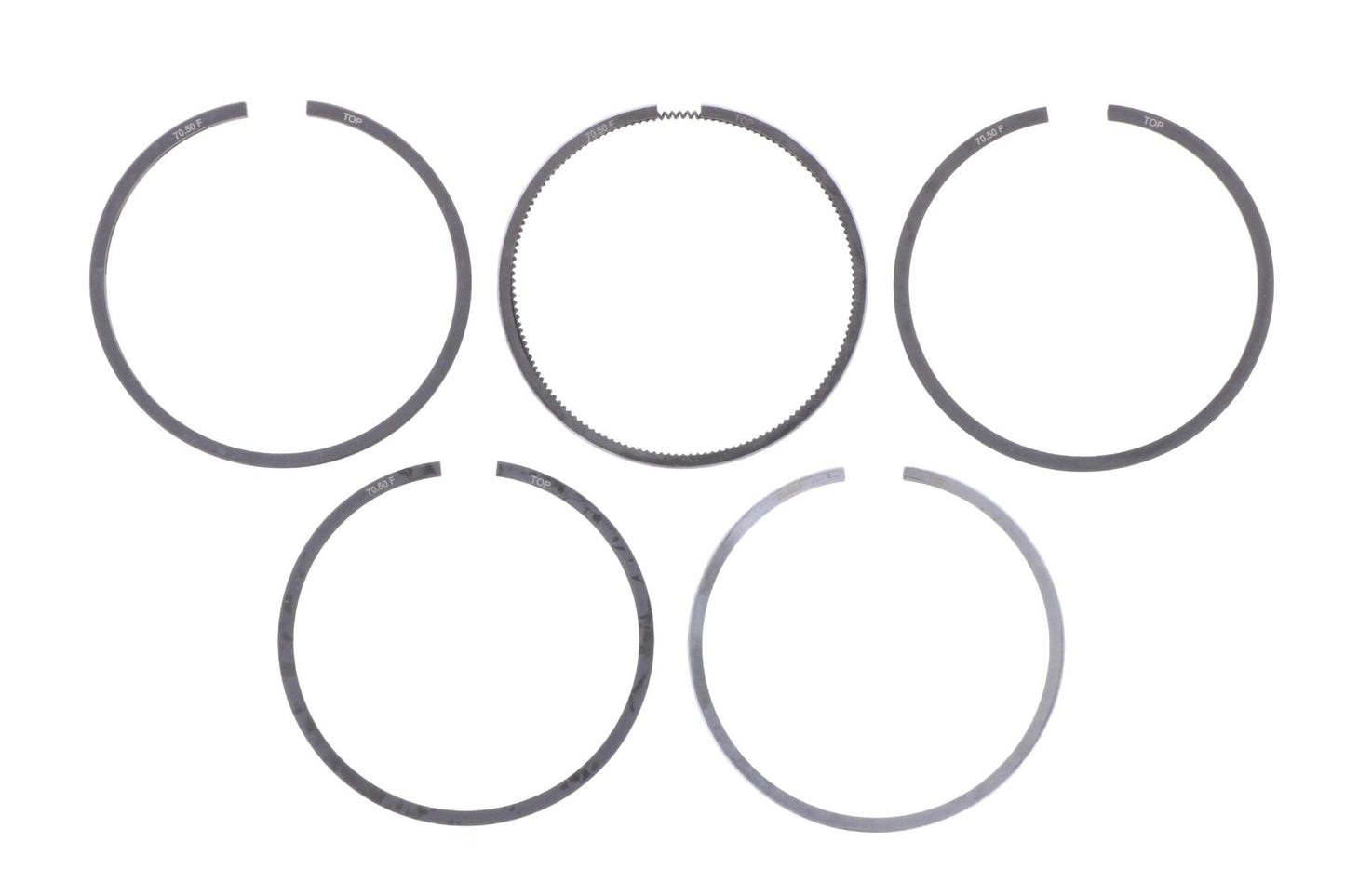 Set segmenți de piston +0,50 mm Kubota ZL600, B6000, Zen Noh ZB6000, Hydromarine DM12,