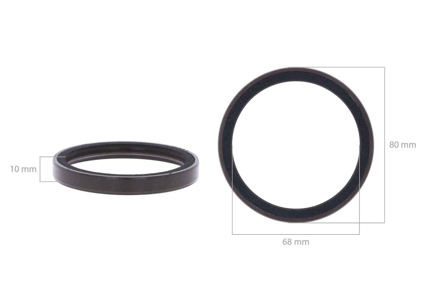 Etanșare arbore cotit (partea din spate) 68x80x10 Kubota D600, D640, D650, D662, D722, D750, D782, D850, D902, D950, V1100, V1200, V1205, Z402, Z432, Z482, Z500, Z602