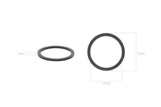 Garnitură de etanșare pentru bol de sticlă Ford / New Holland Major, Power Major, Super Major