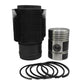 Kit (Piston + Set segmenti + Camasa cilindru - 65R - Diametru: 110,00 mm): DEUTZ / F1L 514 / F2L 514 / F3L 514 / F4L 514 / F4L 514 / F4L F6L 6 6 / 4 / F6L 6 / A12L 614