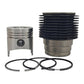 Kit (Set piston si segmenti + Camasa cilindru - Diametru: 80.00 mm): RUGGERINI / RD 80 / Nr. referinta: 2336-K