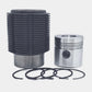 Kit (Piston + Set segmenti + Camasa cilindru - Diametru: 105 mm): RUGGERINI / CRD 105 / RP 380 / Nr. referinta: 2347-K