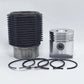 Kit (Piston + Set segmenti + Camasa cilindru - Diametru: 90.00 mm): RUGGERINI / RF 120 / RF 121