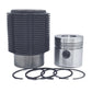 Kit (Piston + Set segmenti + Camasa cilindru - Diametru: 105 mm): RUGGERINI / CRD 105 / RP 380 / Nr. referinta: 2347-K