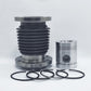 Kit (Piston + Set segmenti + Camasa cilindru-RĂCIT AER- Diametru: 87,31 mm): PETTER / PH-1 / PH-2