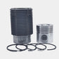 Kit (Piston + Set segmenti + Camasa cilindru): HATZ / E108 / Z108 / D108 / V108 / Nr. referinta: 004 250 00-K