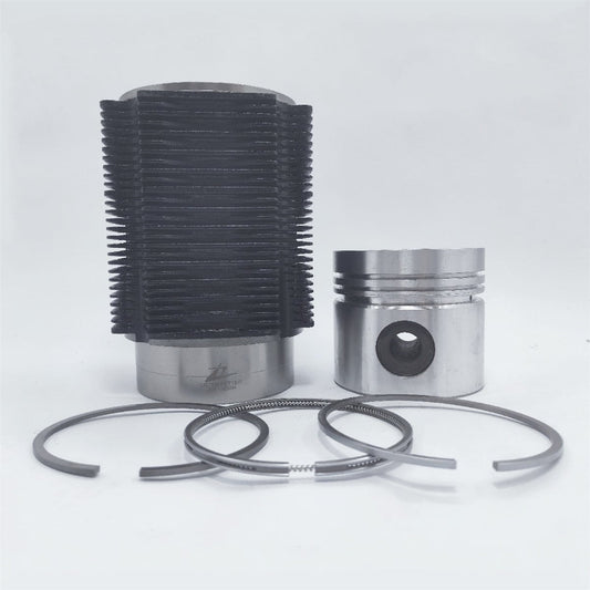 Kit (Piston + Set segmenti + Camasa cilindru-RĂCIT AER- Diametru: 98,425 mm): LISTER / TR-1 / TR-2 / TR-3