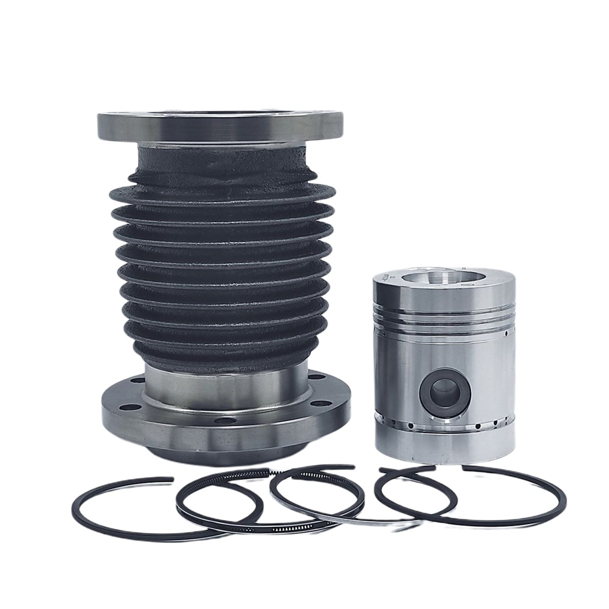 Kit (Piston + Set segmenti + Camasa cilindru-RĂCIT AER- Diametru: 87,31 mm): PETTER / PH-1 / PH-2
