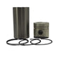 Kit (Set piston si segmenti + Camasa cilindru - SEMIFINISH - Diametru: 72.00 mm) : KUBOTA / D905 / V1205