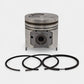 Piston (Tip scurt) + Set segmenti (0,50 - Diametru 94,50 mm): YANMAR / 4TNE94 / 4D94