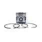 Piston + Set segmenti (0.50 - Diametru: 105.50 mm): SAME / LAMBORGHINI / 1000.6 ATI / 1000.6 WTI / 1000.6 WTIR / 1000.6 WTIS / ⟧:3⟧ 0.340.0060.A/B-S