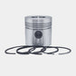 Set piston si segmenti (0,50 - OVERSIZE - Diametru: 105,50 mm): RUGGERINI / CRD 105 / RP 380 / Nr. referinta: 2348-S