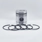 Piston + Set segmenti (0,50 - Diametru: 108,45 mm - CU ALFIN): LISTER / HR-4 / HR-6 / HRA-4 / HRA-6 / HRW-4 / HRW-6