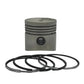 Piston + Set segmenti (0,50 - Diametru: 70,50 mm): MITSUBISHI/K3C/K4C