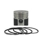 Piston + Set segmenti (0,50 - Diametru: 70,50 mm): MITSUBISHI/K3C/K4C