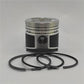Piston + Set segmenti (0.50 - Diametru: 70.50 mm): MITSUBISHI / L2C / L3C