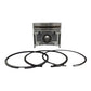 Set piston si segmenti (0,50 - OVERSIZE - Diametru 76,50 mm): YANMAR / 3YM30