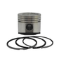 Piston + Set segmenti (0,50 - Diametru: 76,50 mm - Diametru 21 PIN): MITSUBISHI / L2E / L3E
