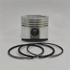 Piston + Set segmenti (0,50 - Diametru: 76,50 mm - Diametru 21 PIN): MITSUBISHI / L2E / L3E