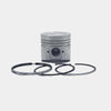 Set piston si segmenti (0,50 - OVERSIZE - Diametru: 76,50 mm): KUBOTA / D1005 / V1305 / Nr. referinta: 16050-21910-S