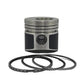 Piston + Set segmenti (0,50 - Diametru: 76,50 mm): MITSUBISHI / K3E-DI / K4E-DI