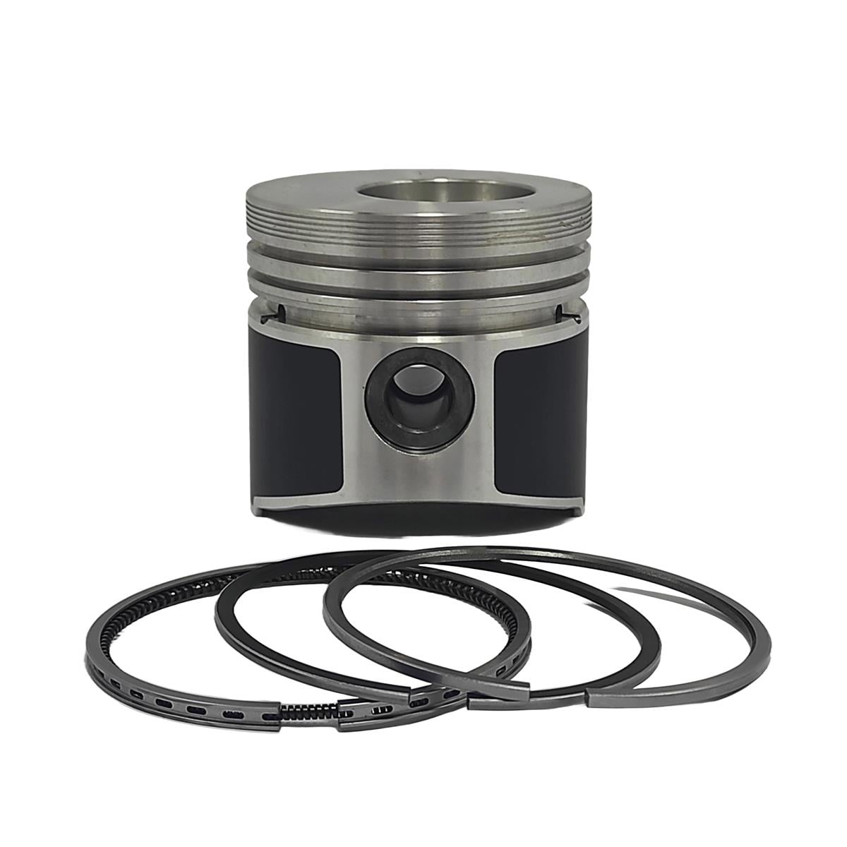 Piston + Set segmenti (0,50 - Diametru: 76,50 mm): MITSUBISHI / K3E-DI / K4E-DI