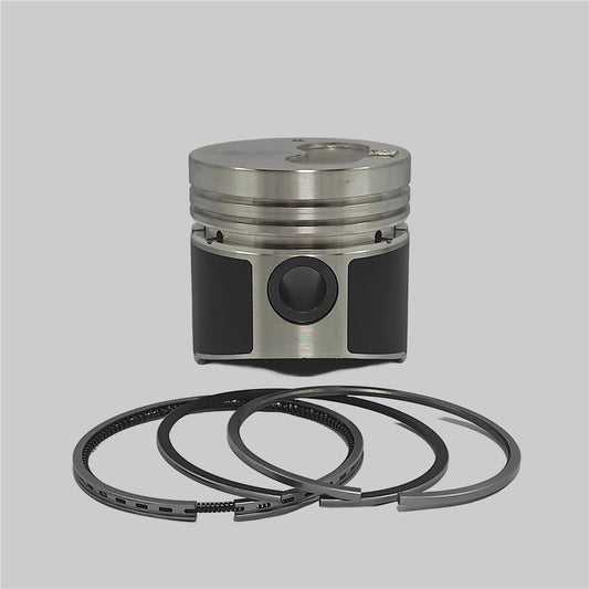 Piston + Set segmenti (0,50 - Diametru: 76,50 mm): MITSUBISHI / K3E / K4E