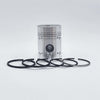 Piston + Set segmenti (0,50 - Diametru: 76,70 mm): LISTER / LR-1 / LR-2 / Nr. referinta: 570-11308-S
