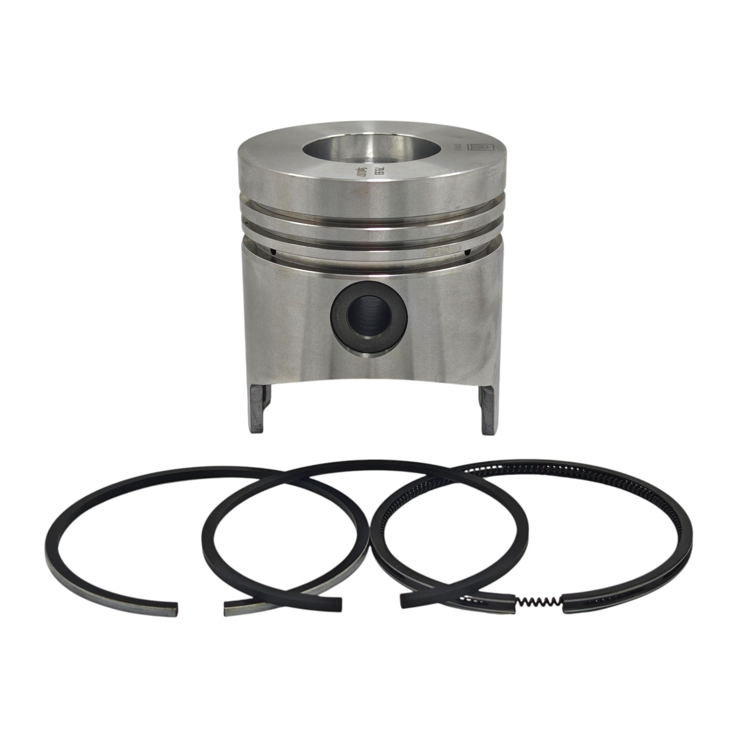 Piston + Set segmenti (0.50 - Diametru: 80.50 mm): RUGGERINI / RD 80 / Nr. referinta: 2337-S