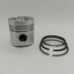 Set piston si segmenti (0,50 - OVERSIZE - Diametru: 86,50 mm): SLANZI / DVA 515 / DVA 1030 / DVA 1550