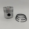 Set piston si segmenti (0,50 - OVERSIZE - Diametru: 86,50 mm): SLANZI / DVA 515 / DVA 1030 / DVA 1550