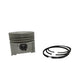 Piston + Set segmenti (0,50 - Diametru: 87,50 mm): KUBOTA / D1703 / V2203 / V2403 / F2803 / Nr. referinta: 16423-21912-S