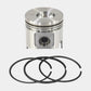 Piston + Set segmenti (0,50 - Diametru: 88,50 mm): YANMAR / 4JH45 / 4JH57
